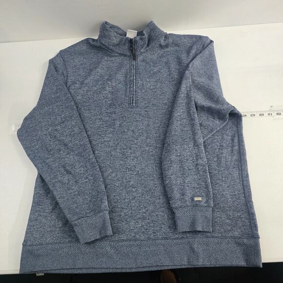 Lot of 2 Nike dri fit player half-zip golf pullover gray blue XL mens DH0986 - Picture 1 of 15